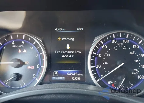 2017 Infiniti Q60 3.0T Premium z USA, uszkodzony, nr VIN JN1EV7EL3HM551694